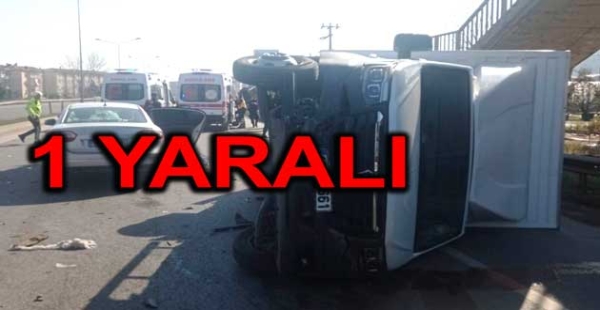 ALTINOVA'DA 1 YARALANDI