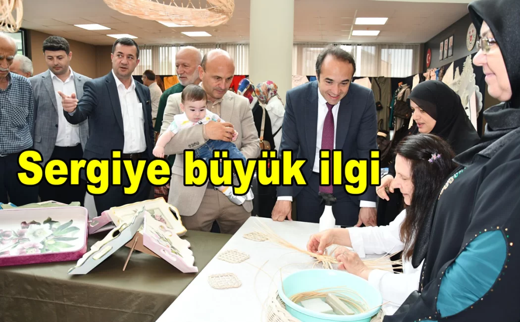 Altınova’da ALMEK sergisi açıldı