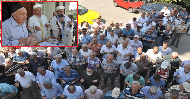 Altınova´da Eller yağmur duası için kalktı