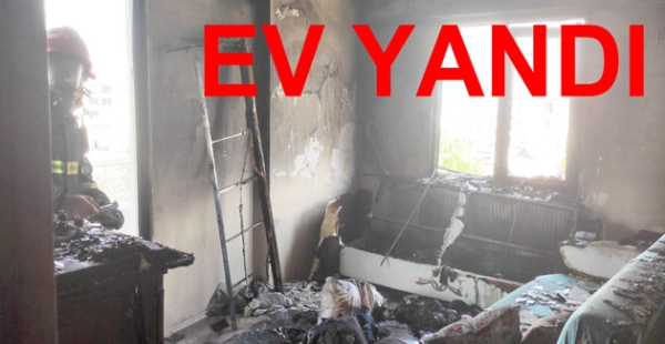 ALTINOVA'DA EV YANGINI KORKUTTU