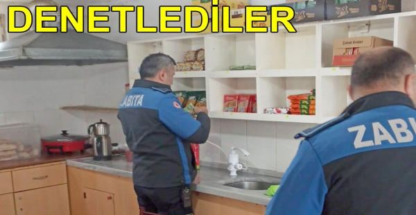 ALTINOVA'DA KANTİNLERE DENETLENDİ