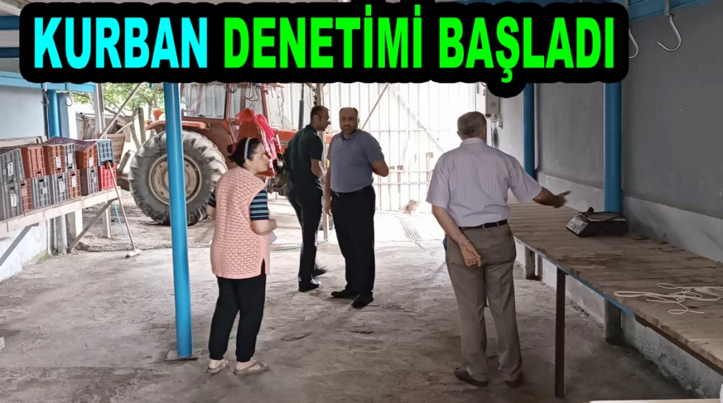 ALTINOVA’DA KESİM YERLERİ DENETLENDİ