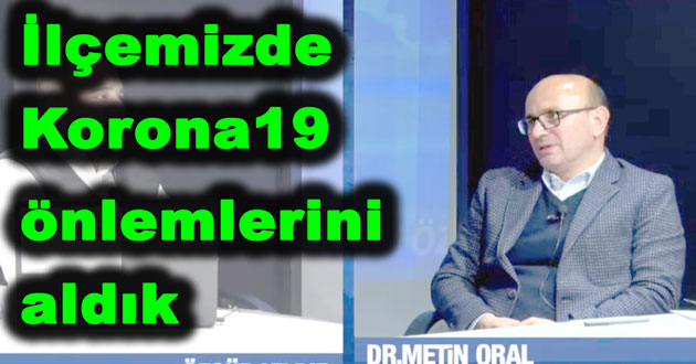 Altınova'da Korona önlemlerini aldık
