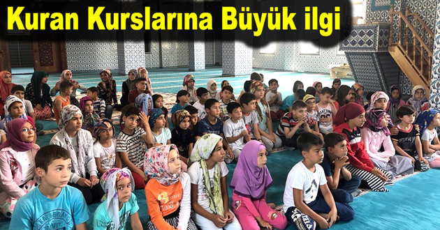 Altınovada Kuran kurslarına büyük ilgi