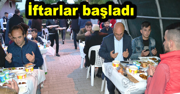 Altınova’da mahalle iftarları başladı