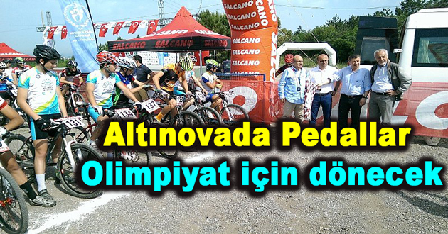 Altınovada Pedallar Olimpiyat için dönecek