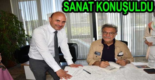 ALTINOVA’DA SANAT KONUŞULDU