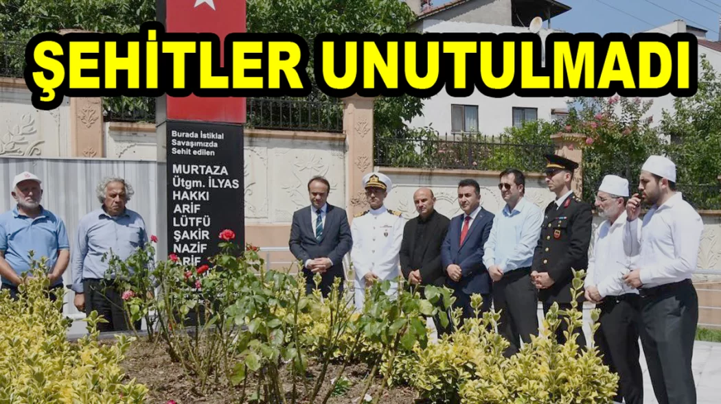 Altınova'da şehitlikler ziyaret edildi