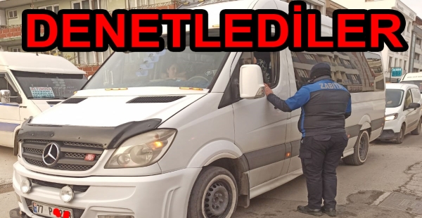 ALTINOVA’DA SERVİS ARAÇLARI DENETLENDİ
