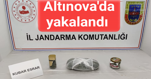 Altınova'da Uyuşturucu Operasyonu