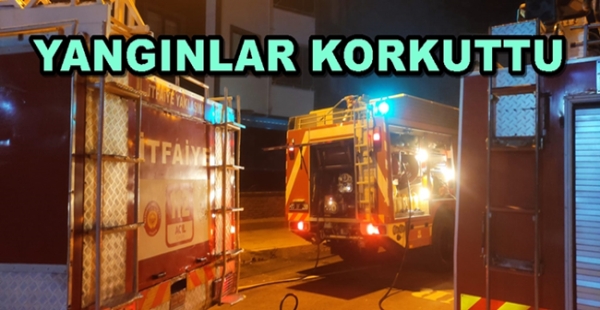 ALTINOVA'DA YANGINLAR KORKUTTU