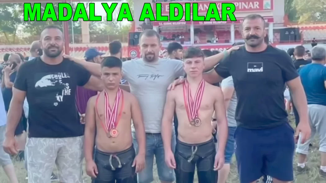 ALTINOVALI PEHLİVANLARDAN KIRKPINAR’DA KÜRSÜDE
