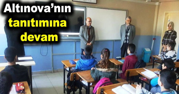 Altınova’nın tanıtımına devam