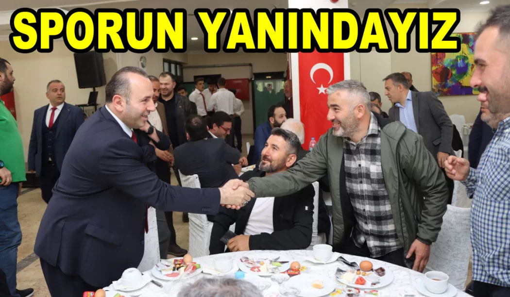 AMATÖR TAKIMLARIN YANINDAYIZ