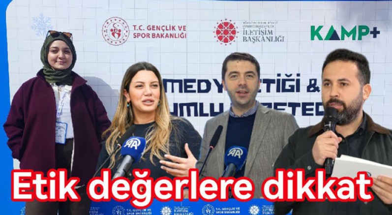 ANTALYA’DA MEDYA ETİĞİ KAMPI YOĞUN KATILIMLA SÜRÜYOR