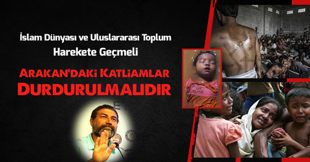 ARAKAN KAN AĞLIYOR, DÜNYA UMARSIZ BAKIYOR