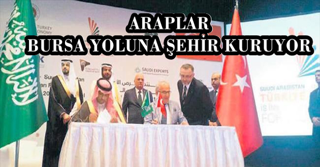 ARAPLAR BURSA YOLUNA ŞEHİR KURUYOR