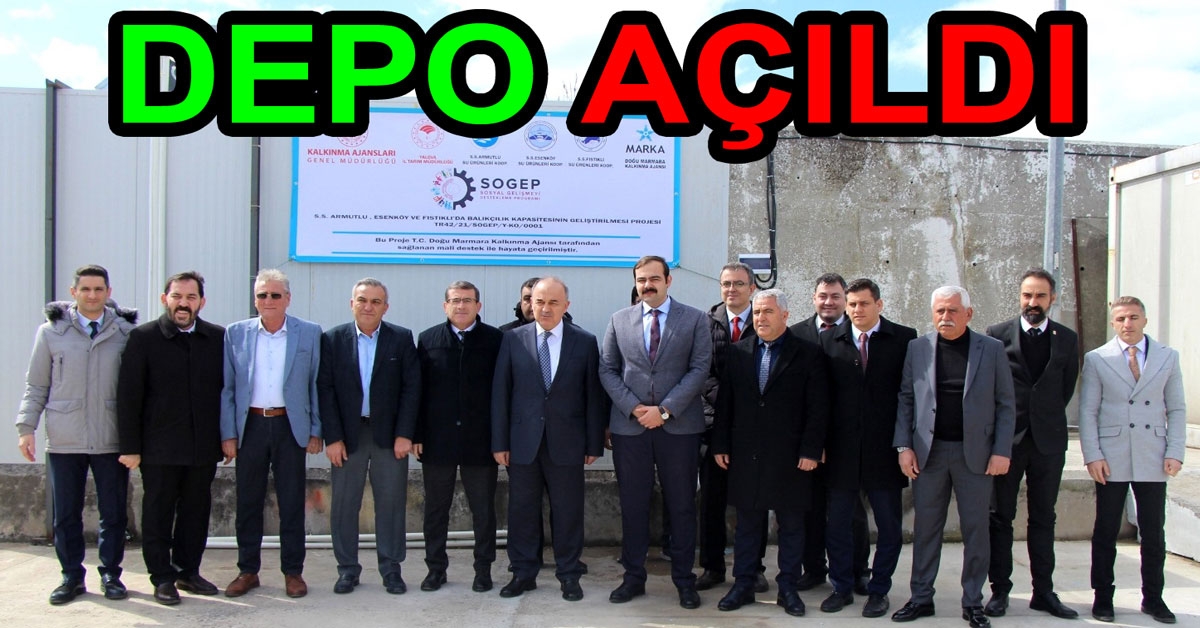 ARMUTLU ‘DA SOĞUK HAVA DEPOSU AÇILDI