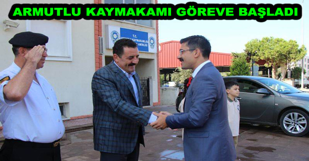 ARMUTLU KAYMAKAMI GÖREVE BAŞLADI