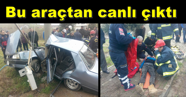 AŞIRI HIZ ARACI ORTADAN BÖLDÜ