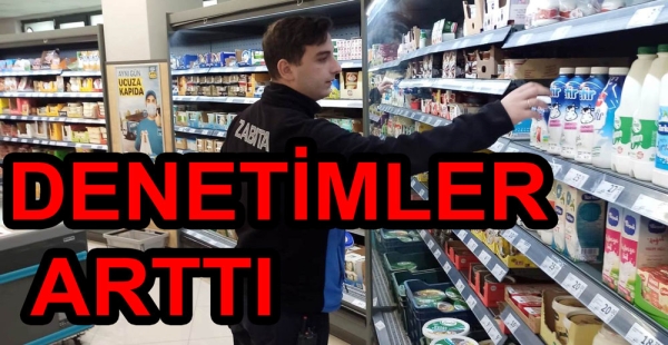 ATINOVA’DA MARKETLER DENETİM ALTINDA