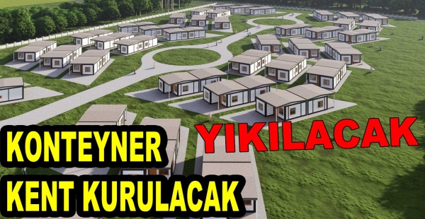 ​BAĞLARBAŞI İÇİN KONTEYNER KENT KURULACAK