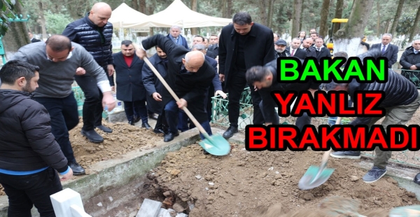 BAKAN KİRİŞÇİ CENAZE İÇİN YALOVA’YA GELDİ