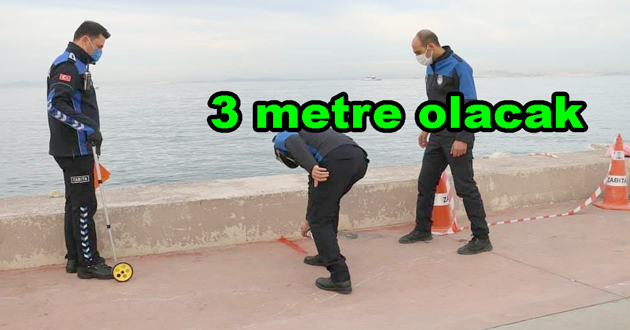 Balıkçılar arası 3 metre olacak
