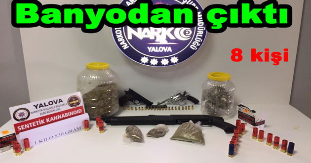Banyoda uyuşturucu zulası bulundu