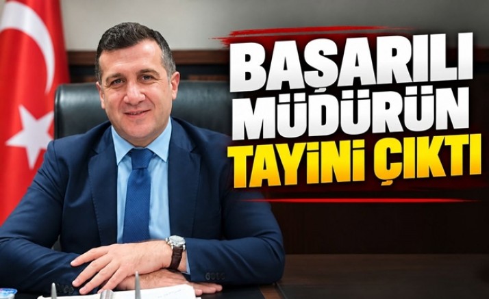BAŞARILI MÜDÜR ARİF LAÇİN BURSA’YA ATANDI