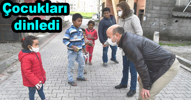 Başkan Oral dan çocukları dinledi