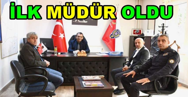 BAŞKAN ORAL İLK EMNİYET MÜDÜRÜNÜ TEBRİK ETTİ