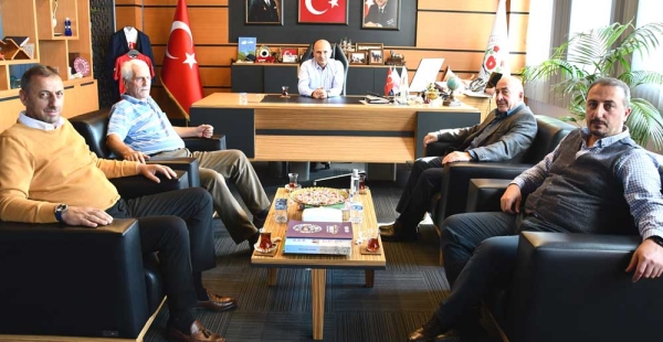 Başkan Oral’a Artvin’den misafir geldi