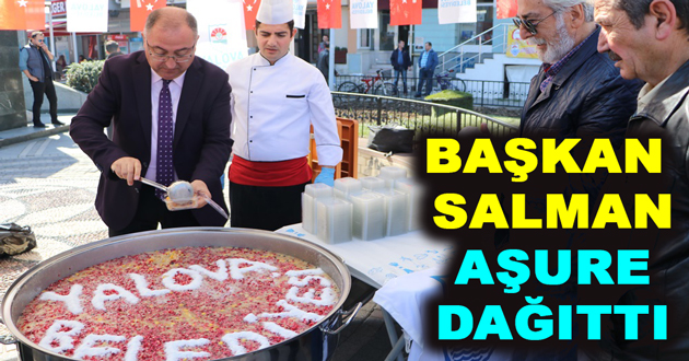 BAŞKAN SALMAN AŞURE DAĞITTI