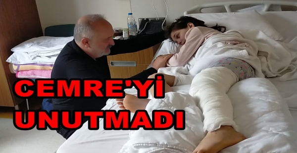 BAŞKAN SİLPAGAR DEPREMZEDE CEMRE’Yİ UNUTMADI