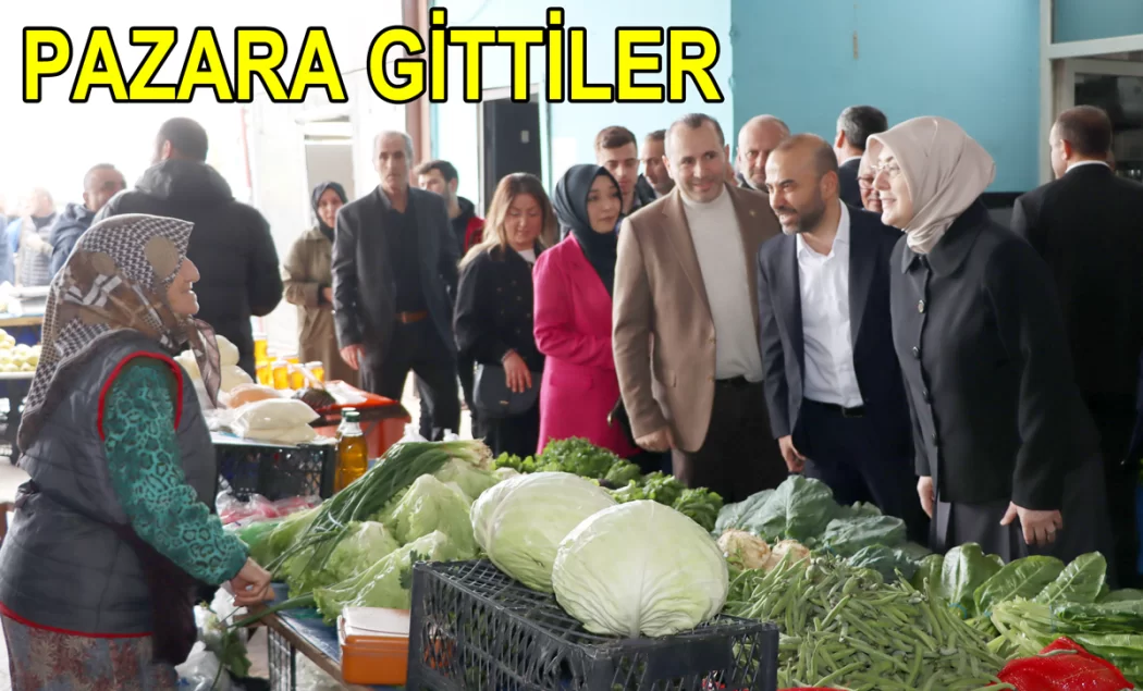 BAŞKAN TUTUK, CUMARTESİ PAZARIN’NDA