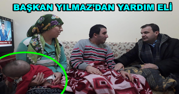 BAŞKAN YILMAZ’DAN YARDIM ELİ