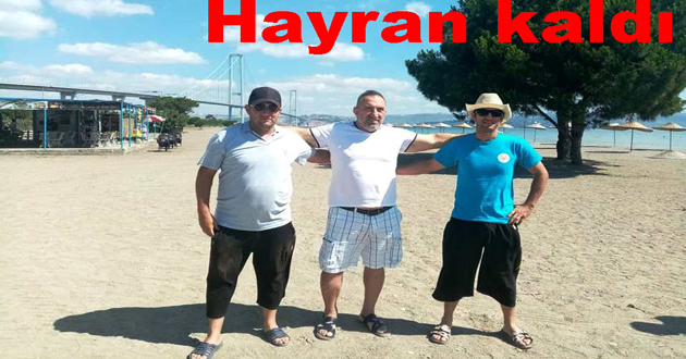 Başpehlivan Hersek plajına hayran kaldı