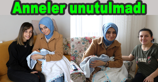 Bebekli anneler unutulmadı
