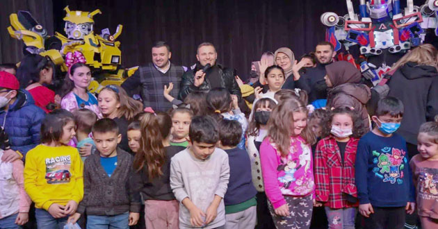 Belediye etkinliklerinde çocuklar eğlendi