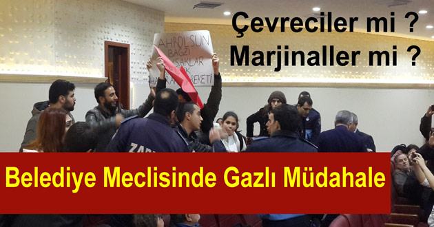 Belediye Meclisinde Gazlı Müdahale