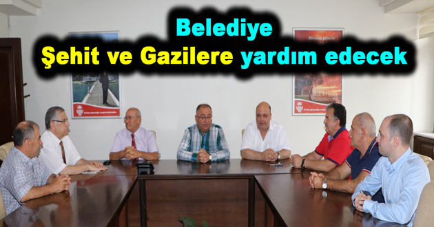 Belediye Şehit ve Gazilere yardım edecek