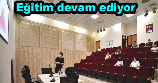 Belediyede eğitim devam ediyor