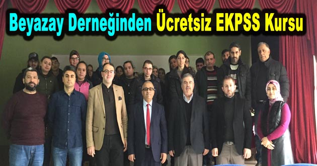 Beyazay Derneğinden Ücretsiz EKPSS Kursu