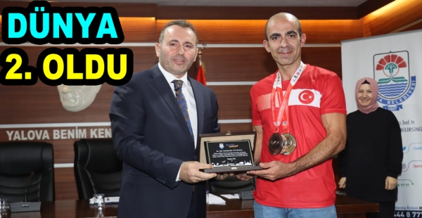 BİLEK GÜREŞİNDE DÜNYA İKİNCİSİ OLDU