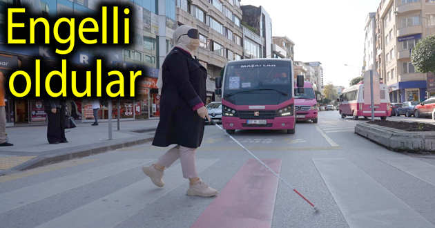 Bir günlüğüne Görme engelli oldular