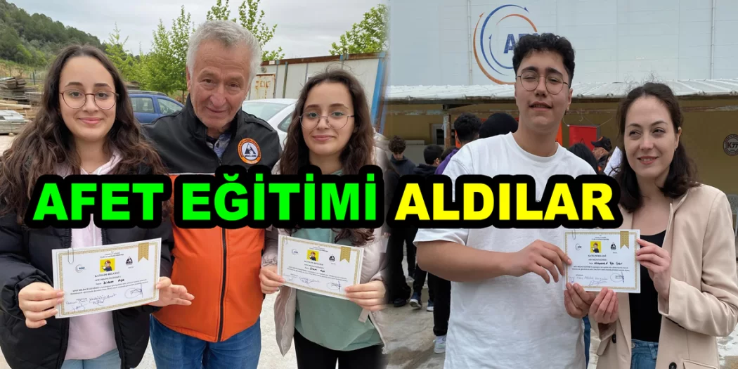 BİREY ÖĞRENCİLERİ AFET EĞİTİMİ ALDI
