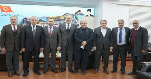 Birlik başkanlarından Valiye ziyaret
