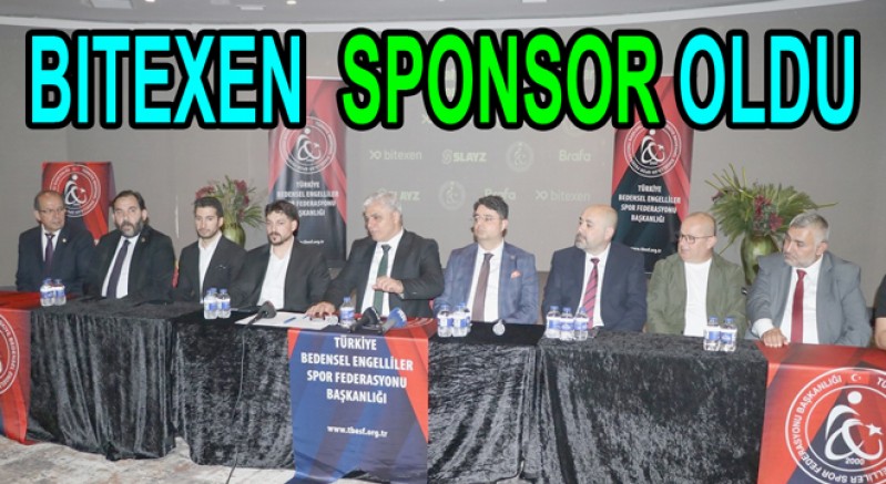 BITEXEN MİLLİ TAKIMA SPONSOR OLDU