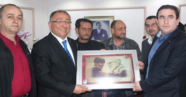 BÜYÜK BİRLİK'TEN BAŞKAN SALMAN'A ZİYARET